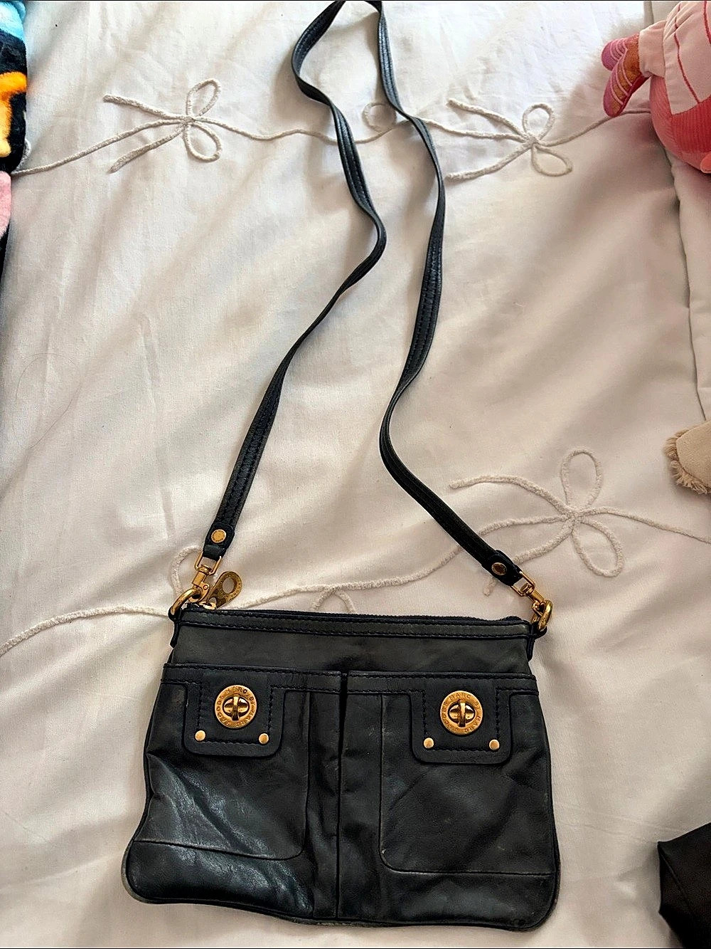 Marc by Marc Jacobs Totally Turnlock Percy Crossbody Bag Black